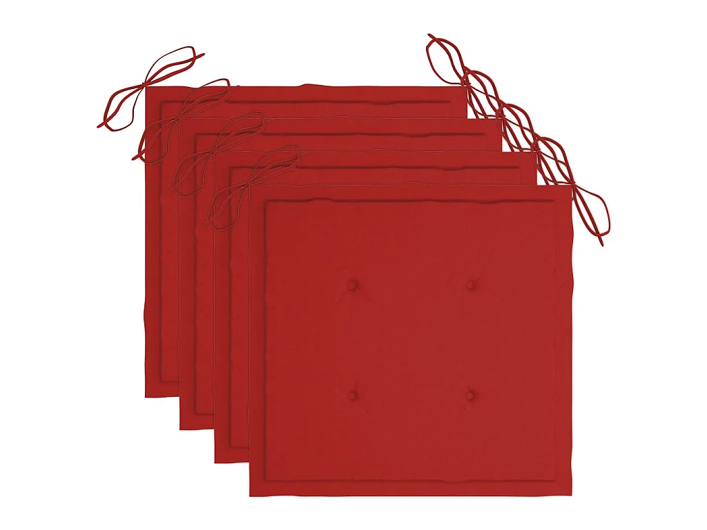 Mobilier à dîner d'extérieur pliable 5 pcs avec coussins Bambou 15