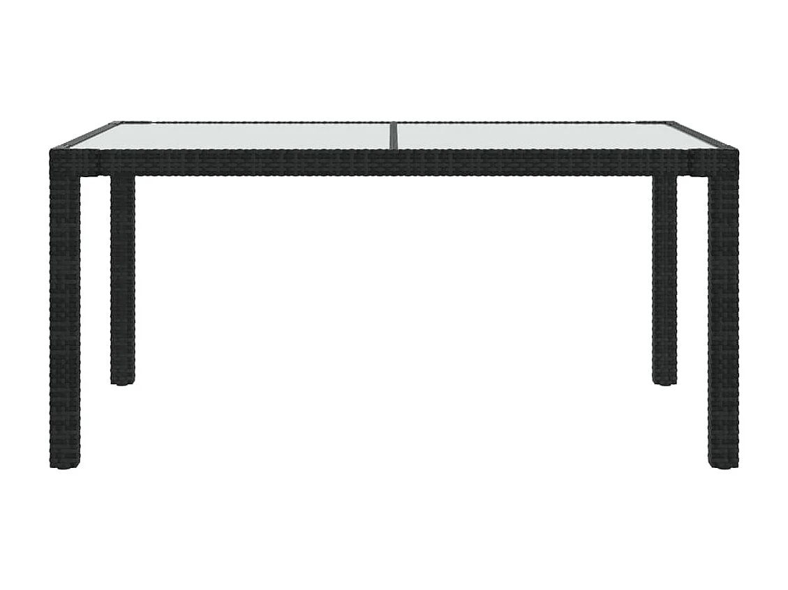 Salon d'extérieur 5 pcs avec coussins Résine tressée Noir 6