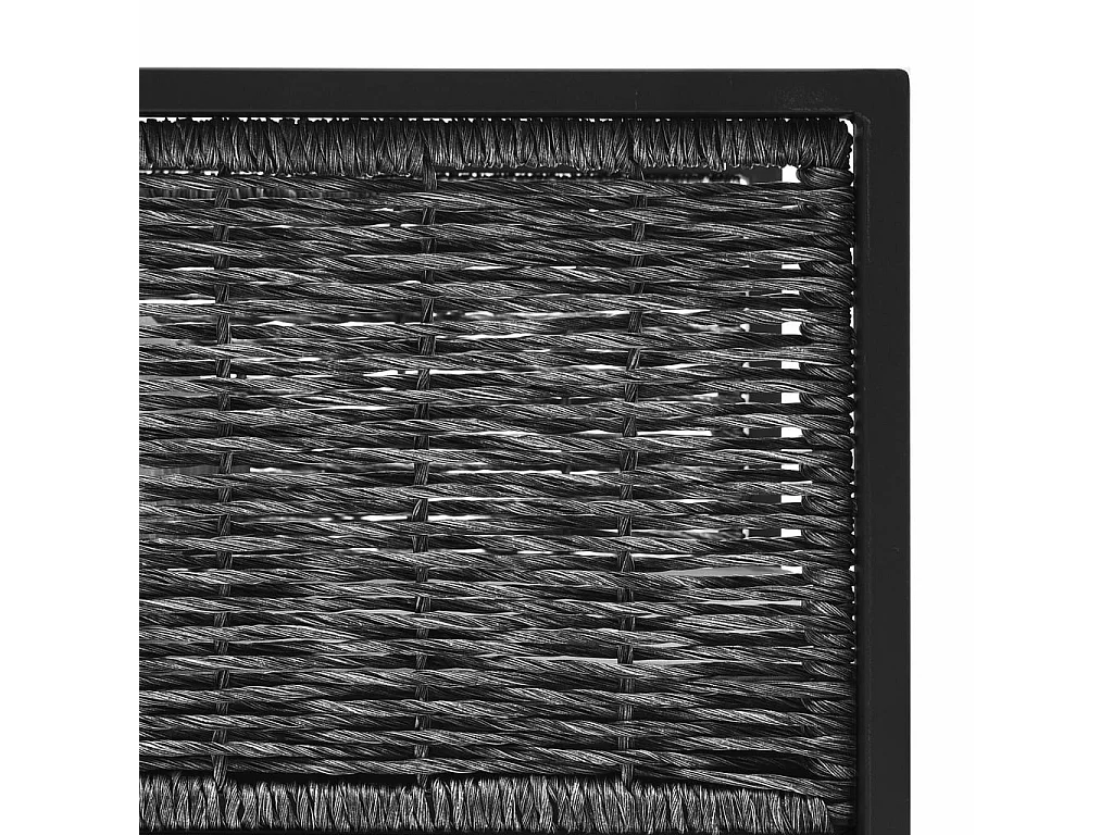 Salon de jardin 8 pcs avec coussins Résine tressée Anthracite 2