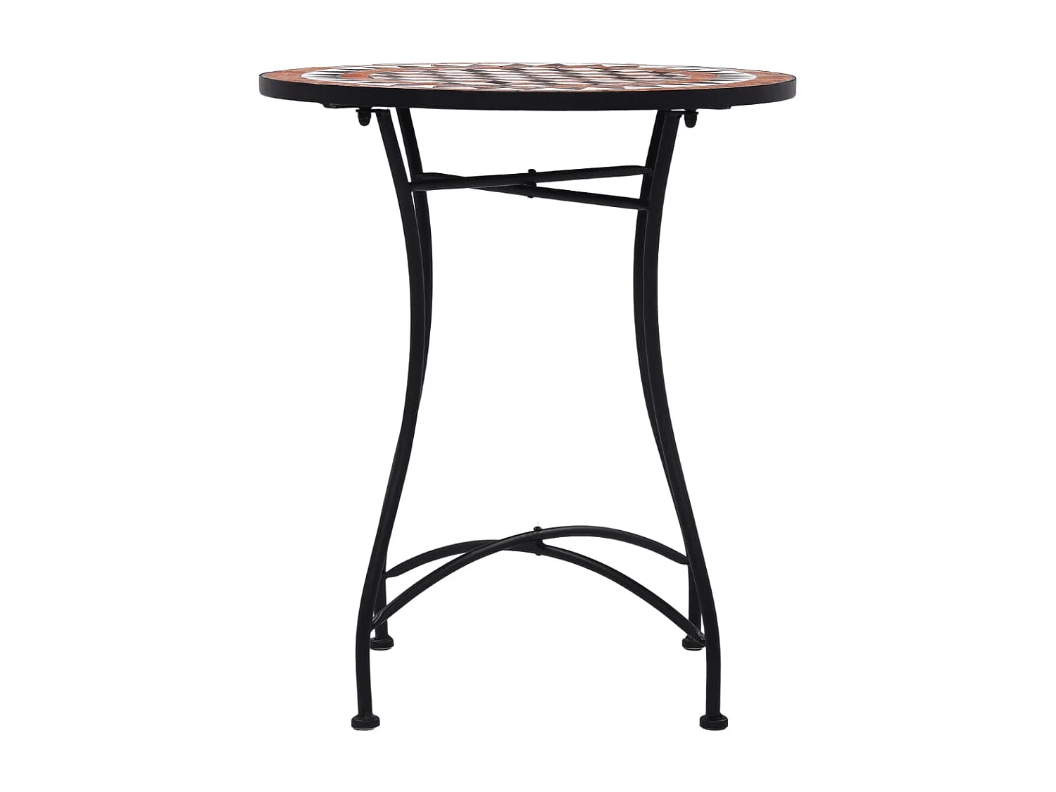 Mobilier de bistro 3 pcs mosaïque Carreau céramique Terre cuite 2