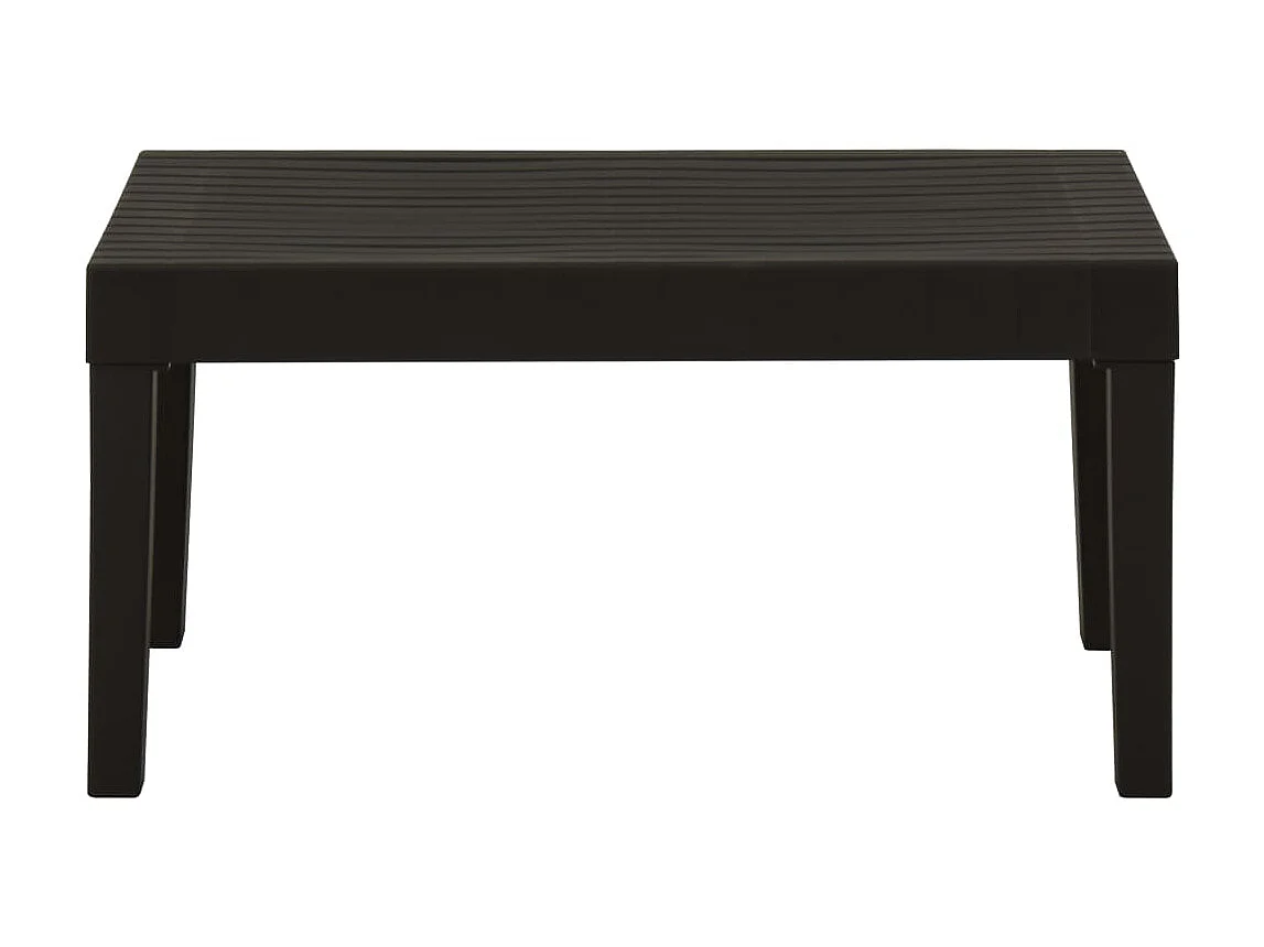 Salon de jardin 4 pcs avec coussins Plastique Gris