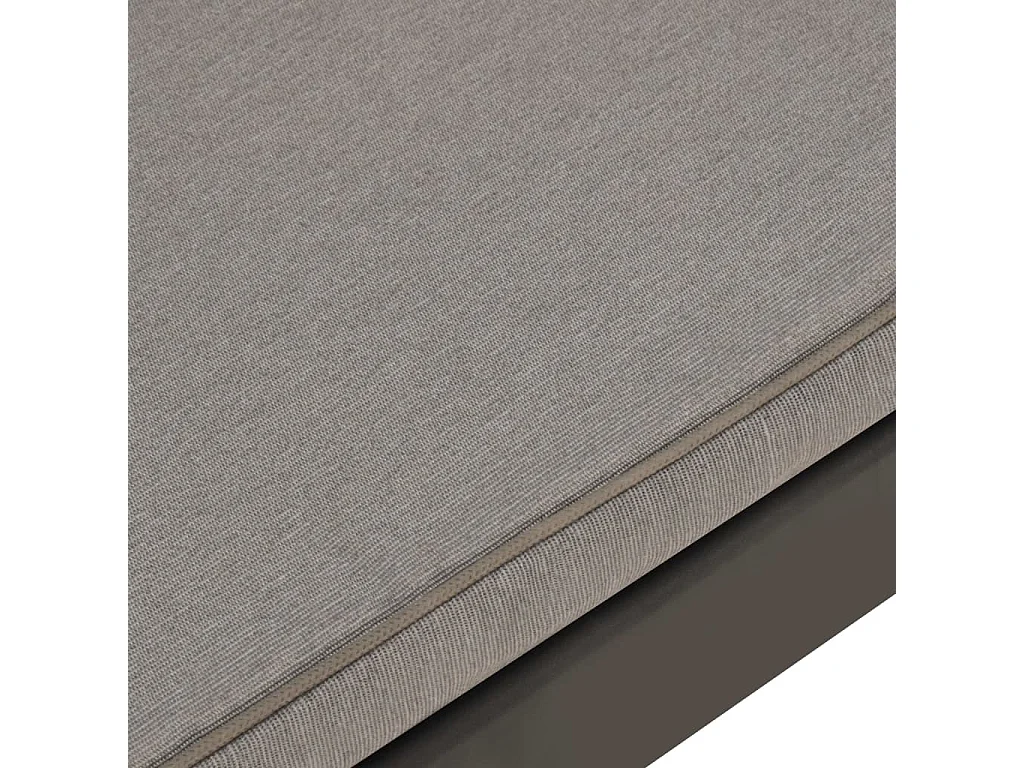 Salon de jardin 4 pcs avec coussins Plastique Gris