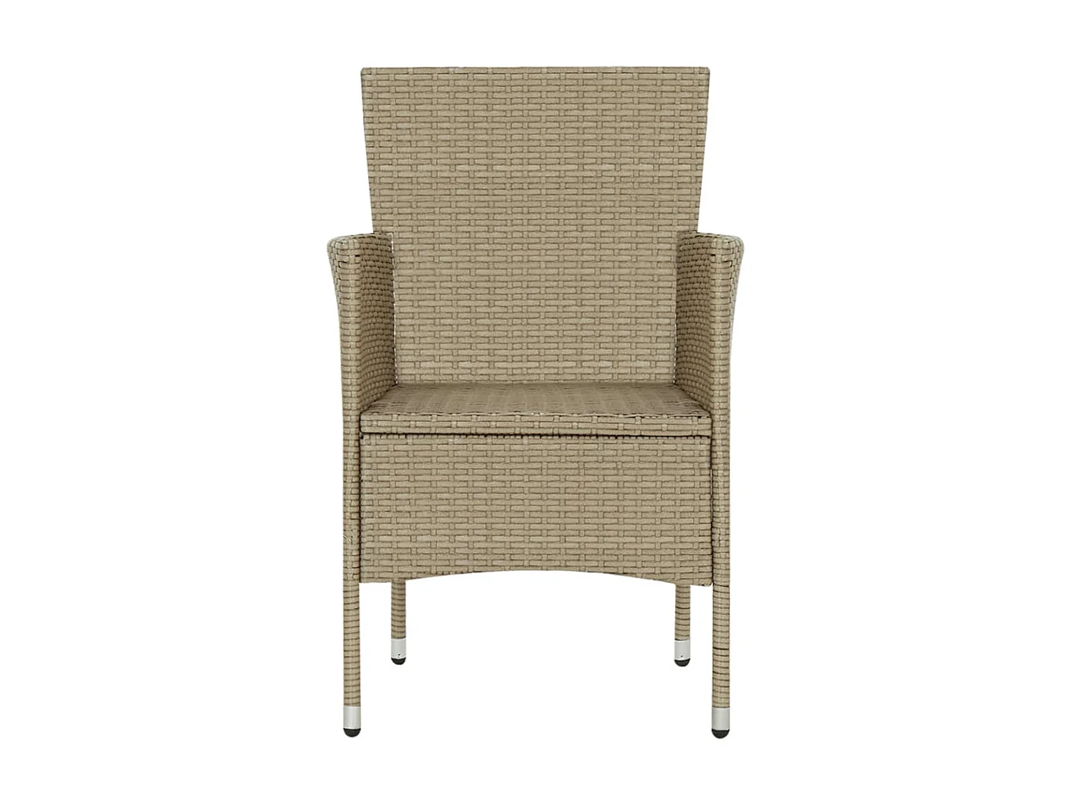 Ensemble de salle à manger de jardin 3 pcs Beige 7