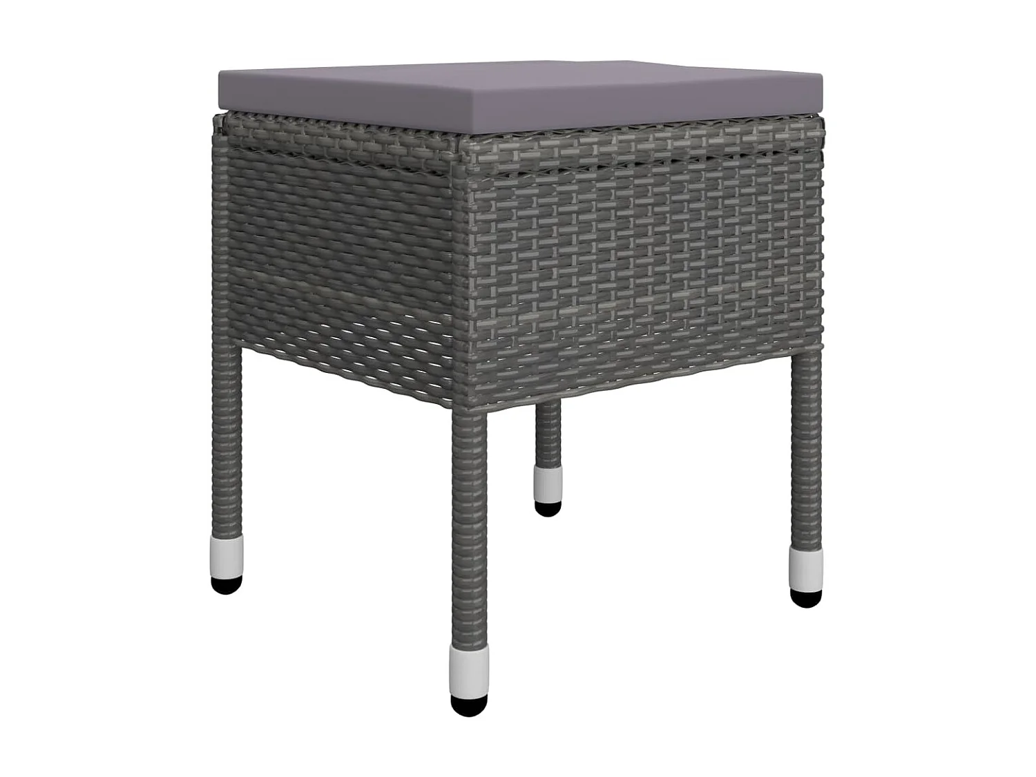 Ensemble de salle à manger de jardin 5 pcs Gris 11