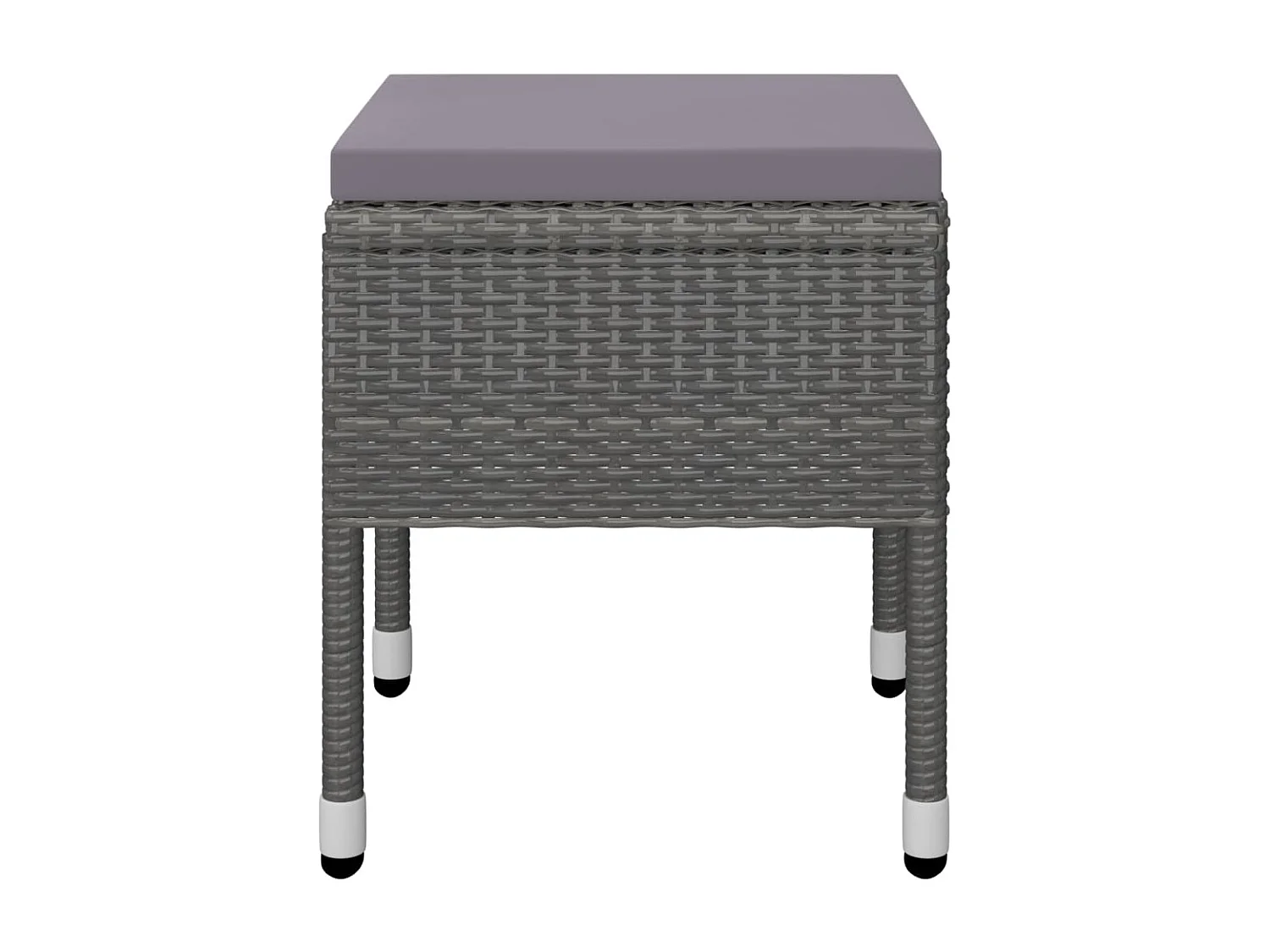 Ensemble de salle à manger de jardin 5 pcs Gris 11