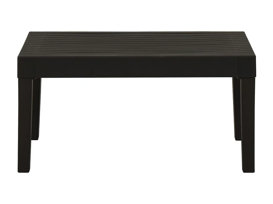 Salon de jardin 2 pcs avec coussins Plastique Gris