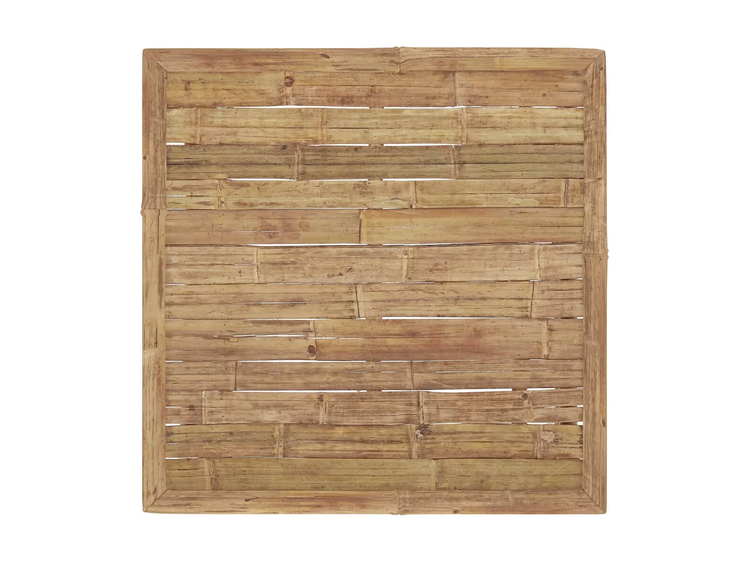 Salon de jardin 7 pcs avec coussins gris foncé Bambou 5