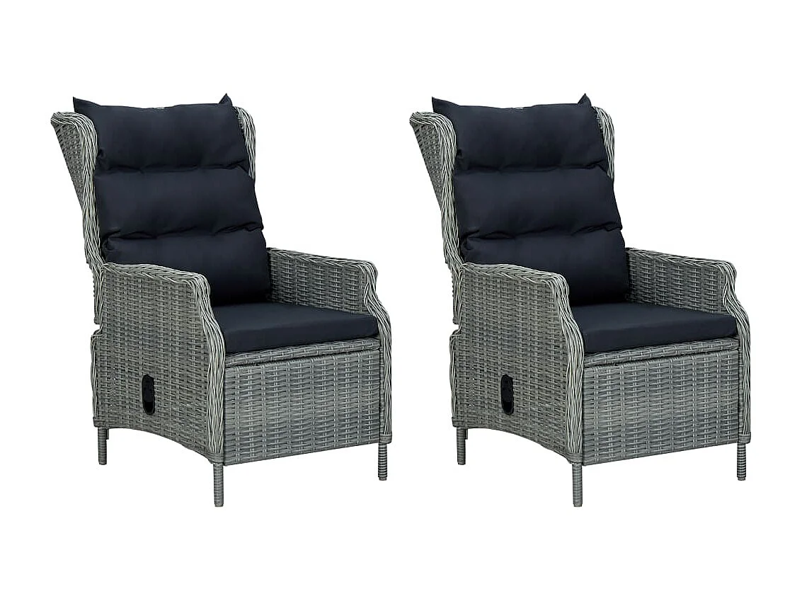 Ensemble de salle à manger de jardin 3 pcs Gris clair 6