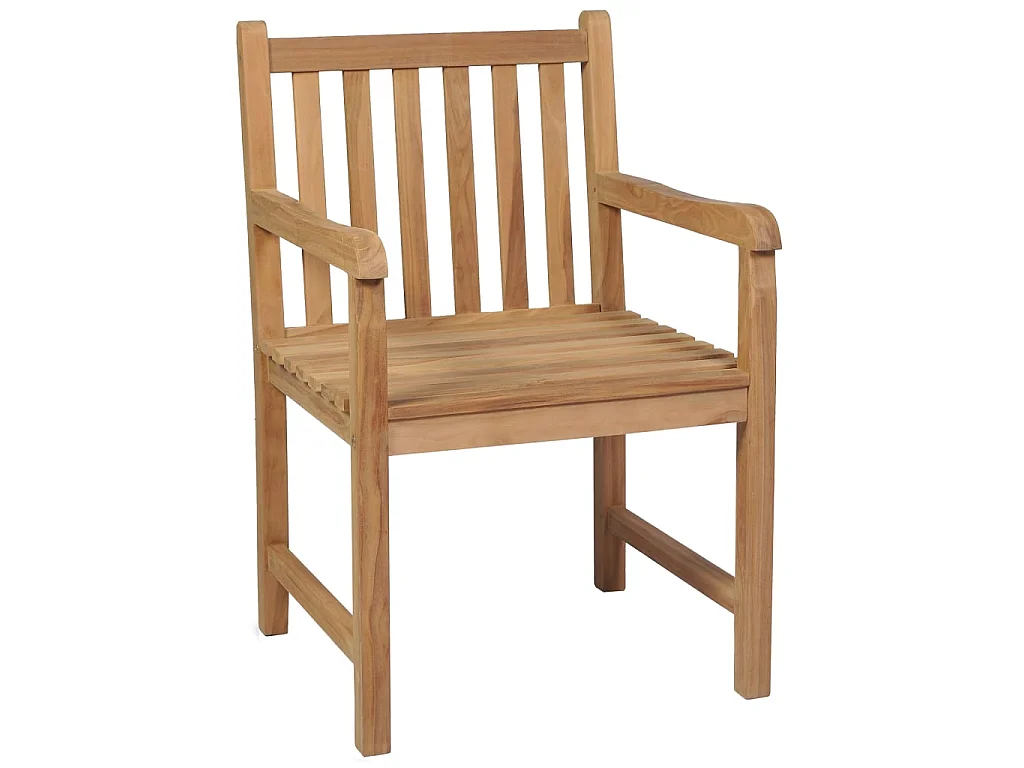 Ensemble de salle à manger d'extérieur 5pcs Bois solide de teck