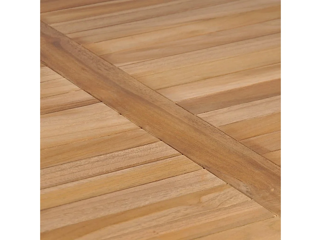 Ensemble de salle à manger d'extérieur 5pcs Bois solide de teck