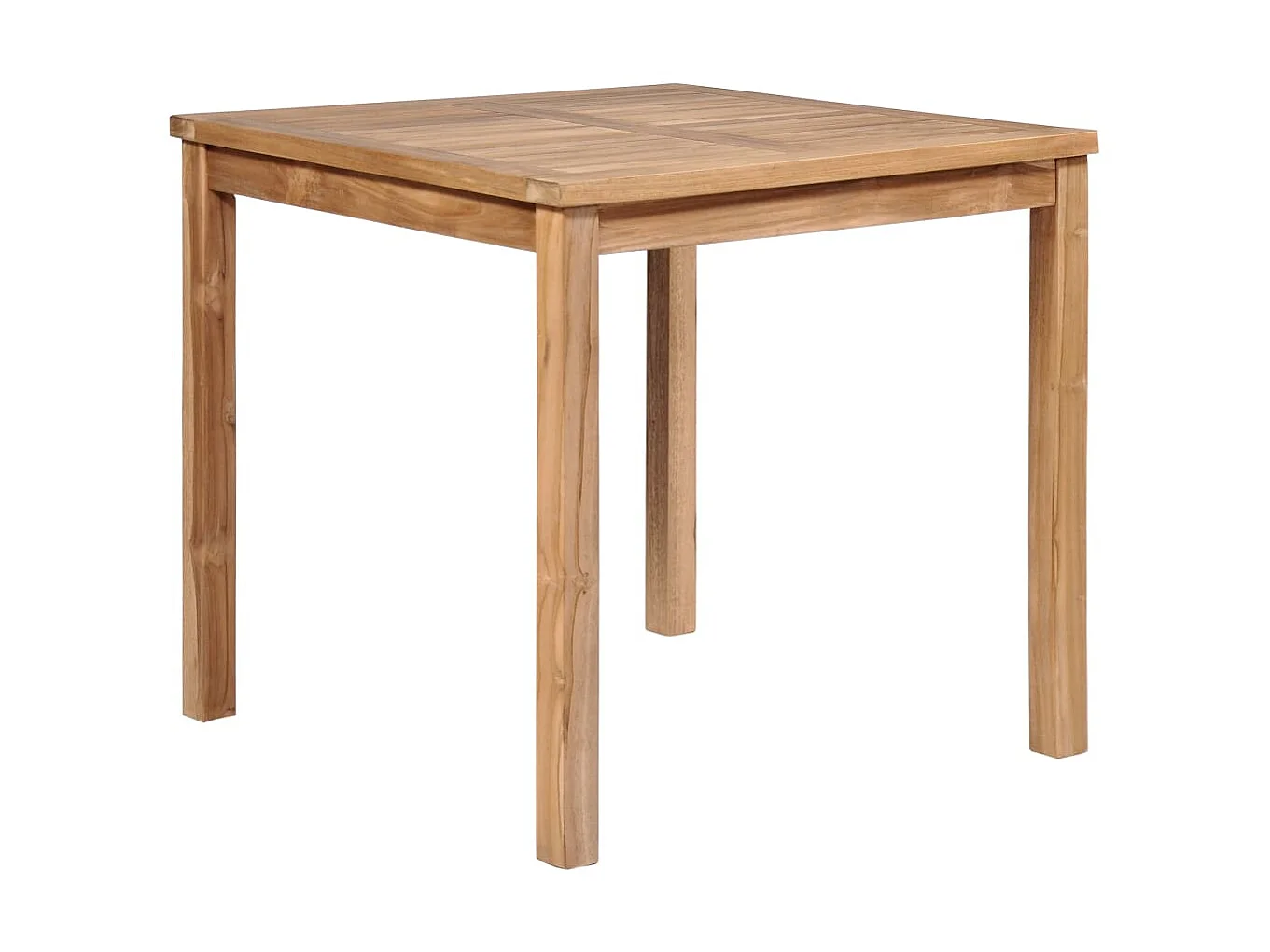 Ensemble de salle à manger d'extérieur 5pcs Bois solide de teck