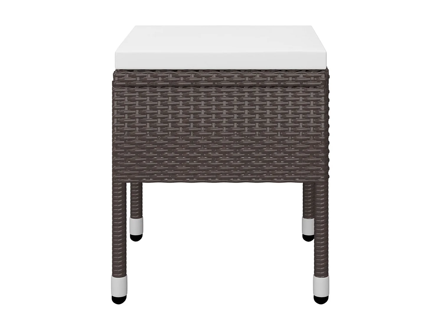 Ensemble de salle à manger de jardin 5 pcs Marron 7