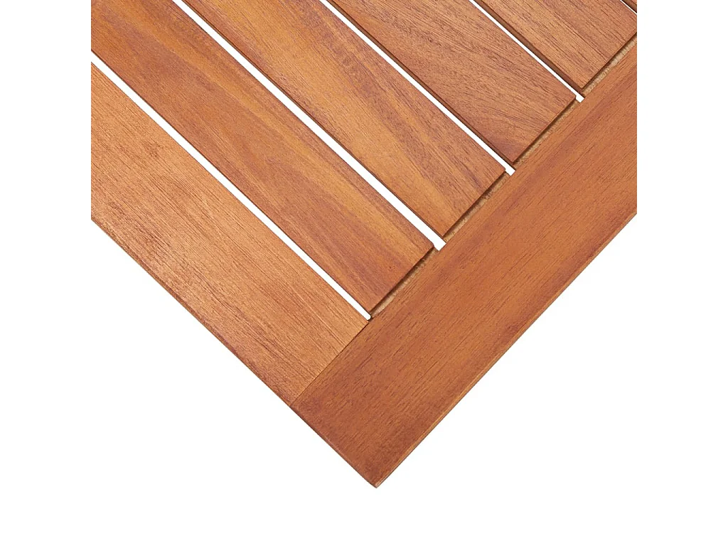 Salon de jardin 4 pcs Bois d'acacia solide 2