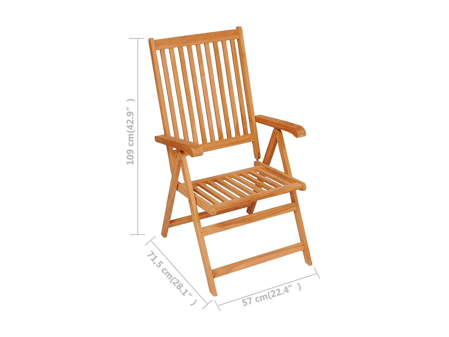 Salon de jardin 7 pcs Bois de teck massif 6