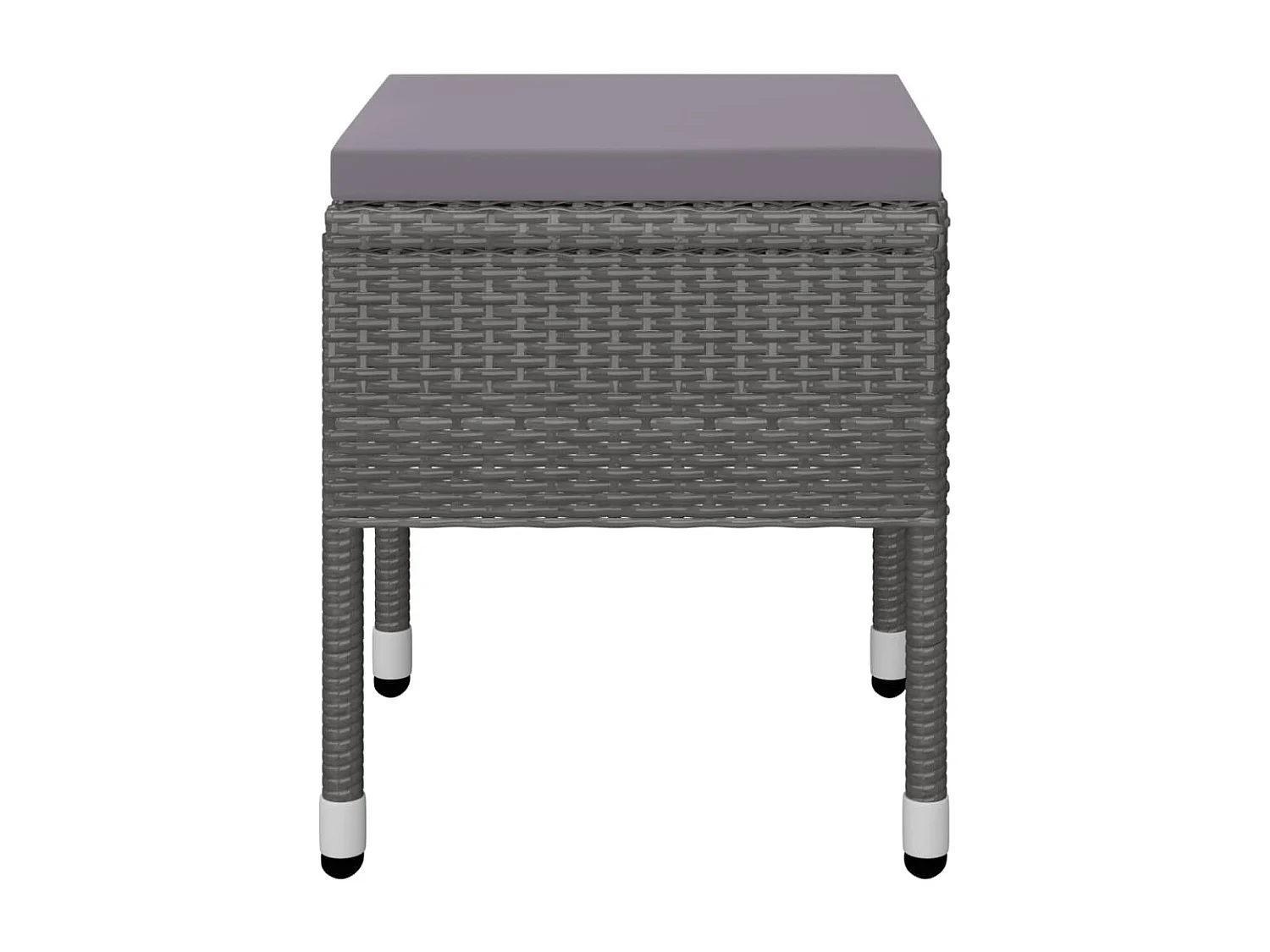 Ensemble de salle à manger de jardin 5 pcs Gris 12