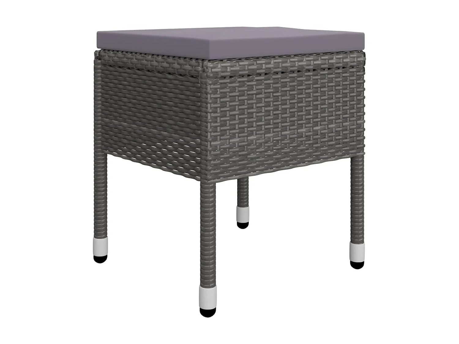 Ensemble de salle à manger de jardin 5 pcs Gris 12