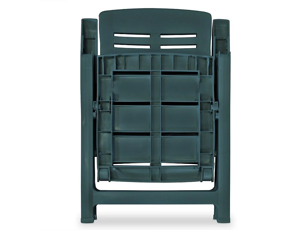 Mobilier de bistro 3 pcs Plastique Vert 2