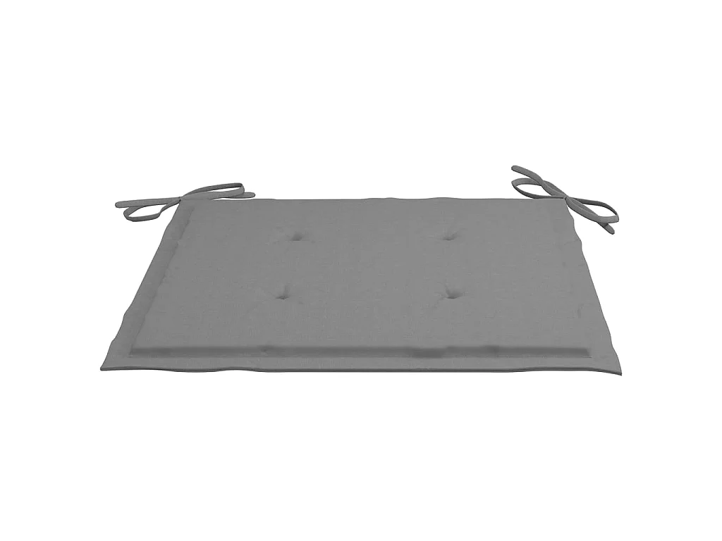 Chaises de jardin avec table à thé et coussins Acacia solide 34