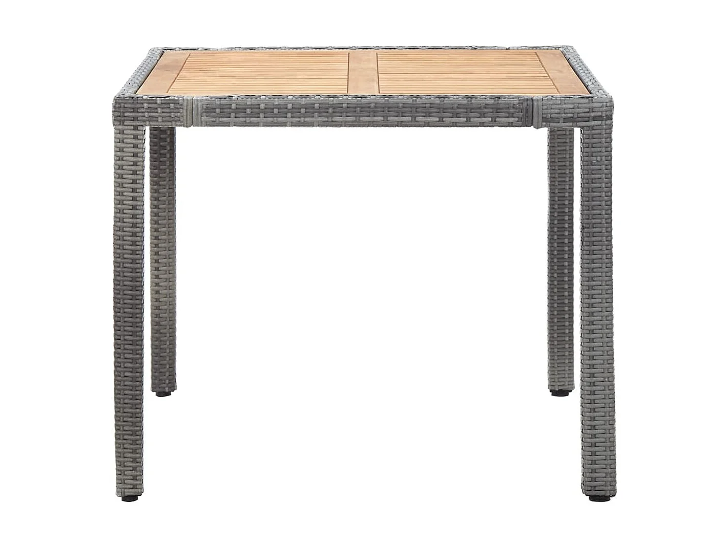 Salon de jardin 5 pcs avec coussins Résine tressée Gris 29