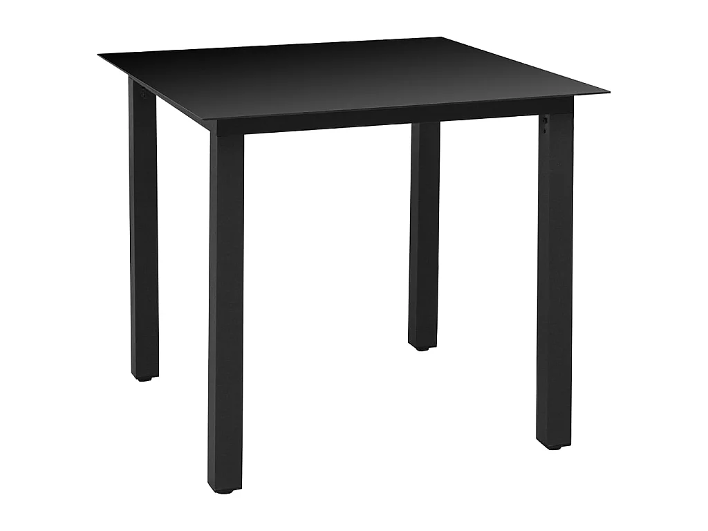 Ensemble de salle à manger de jardin 3 pcs Noir 29