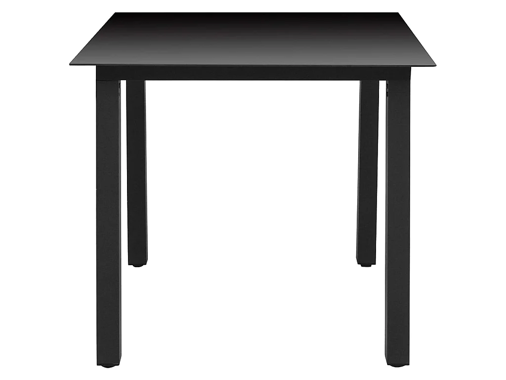 Ensemble de salle à manger de jardin 3 pcs Noir 29