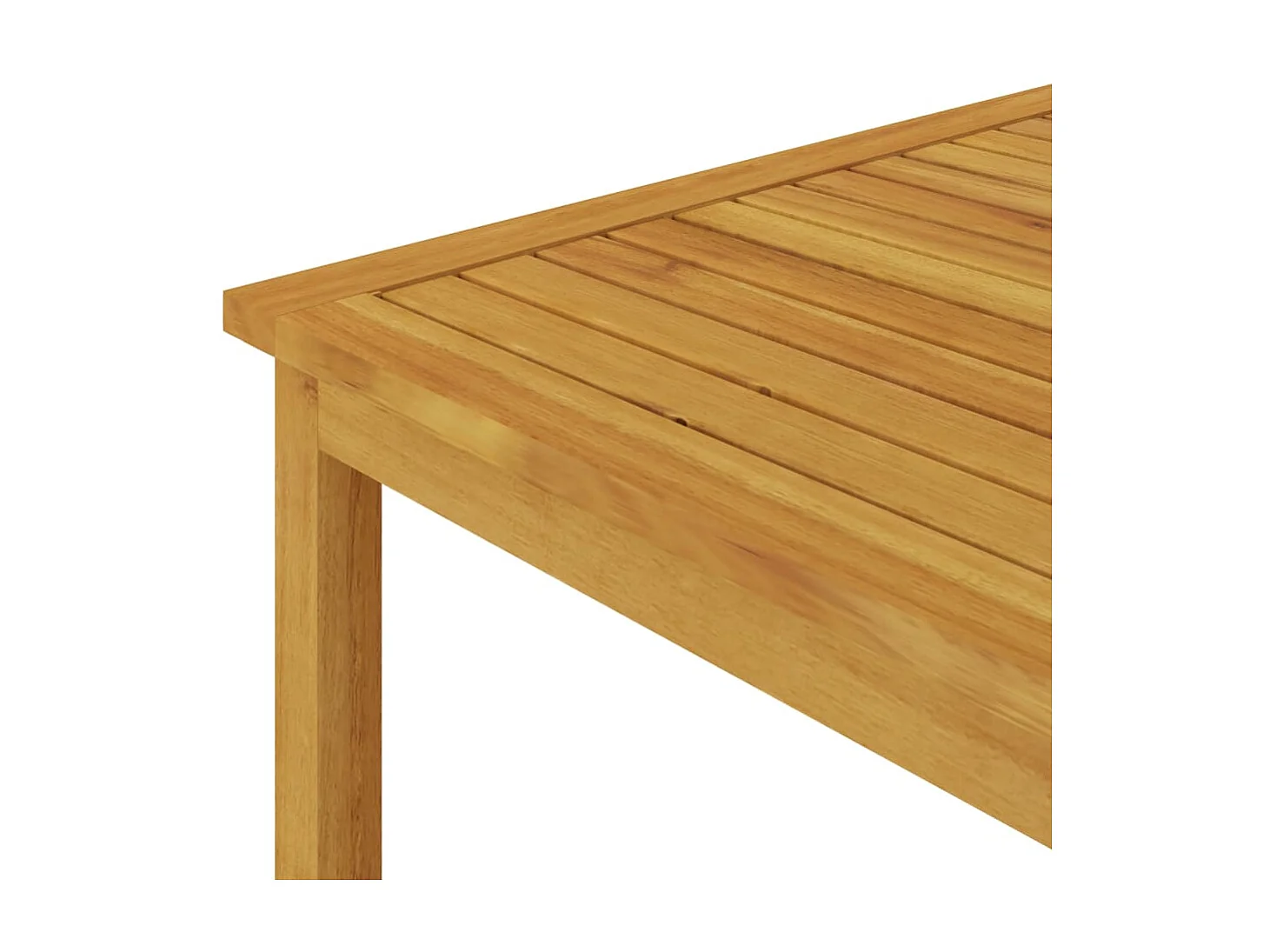 Canapé de jardin à 3 places avec coussin Bois d'acacia massif