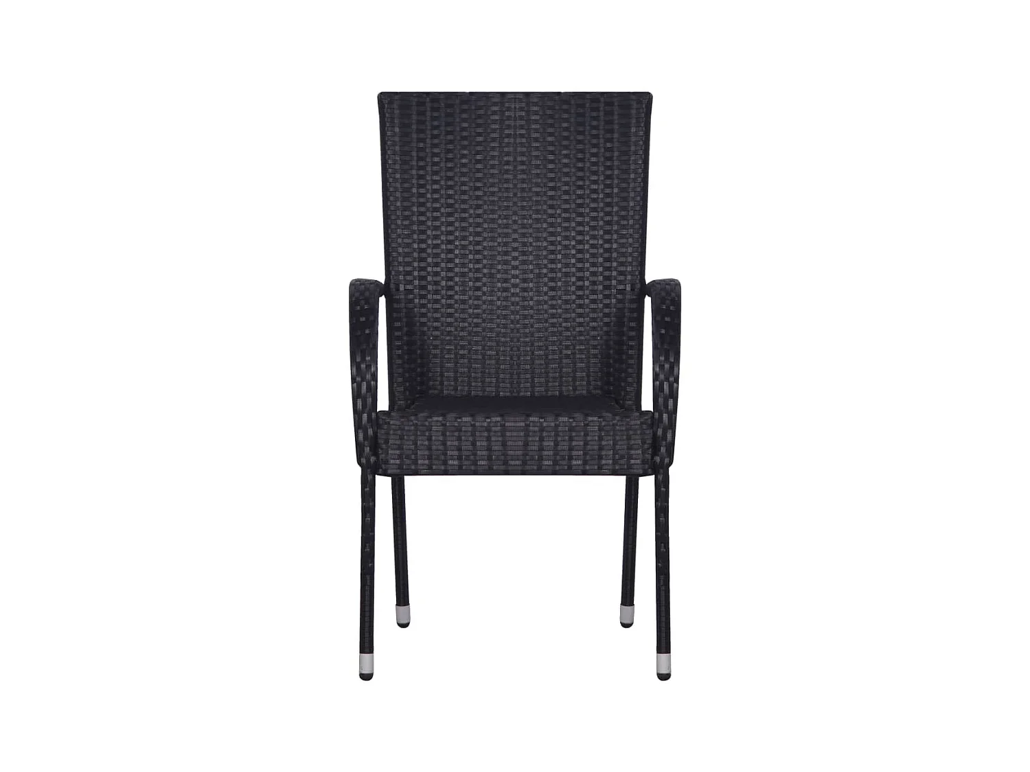 Ensemble de salle à manger de jardin 3 pcs Noir 49