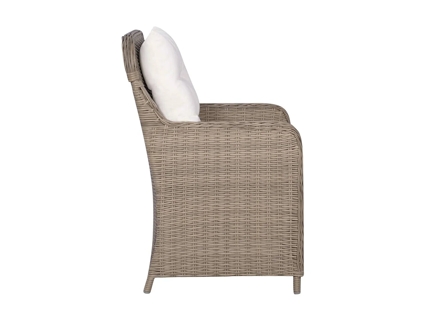 Ensemble de salle à manger de jardin 5 pcs Marron 33