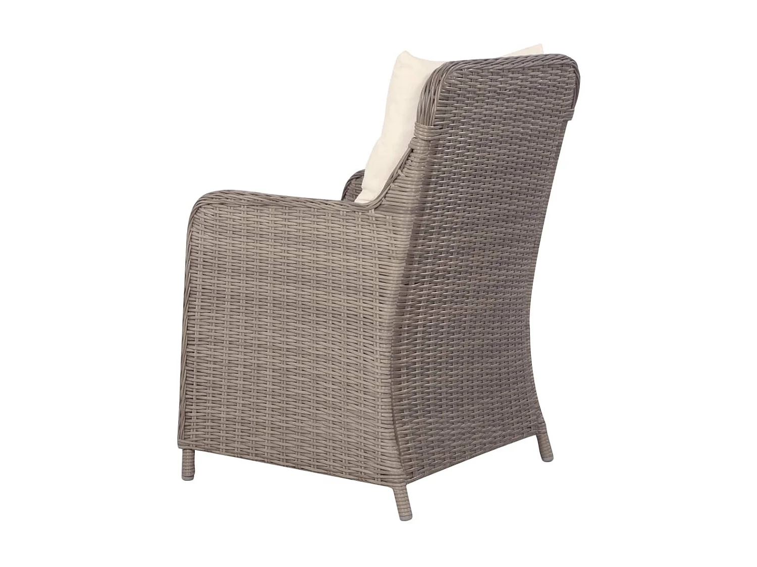 Ensemble de salle à manger de jardin 5 pcs Marron 33