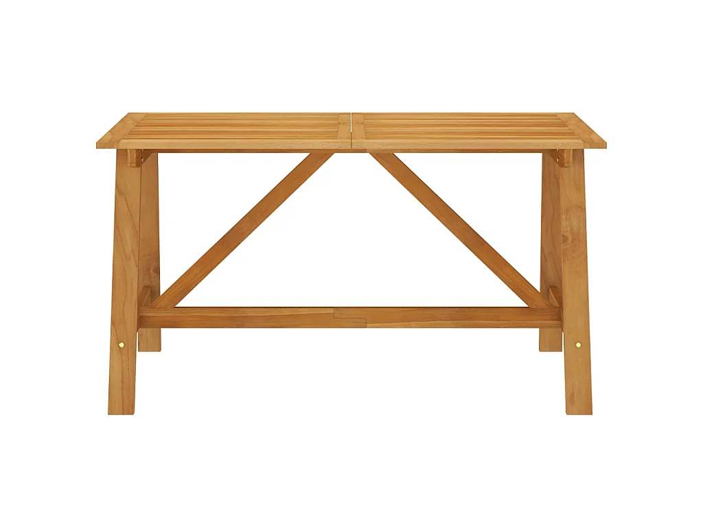 Ensemble de salle à manger de jardin 5 pcs Marron 33