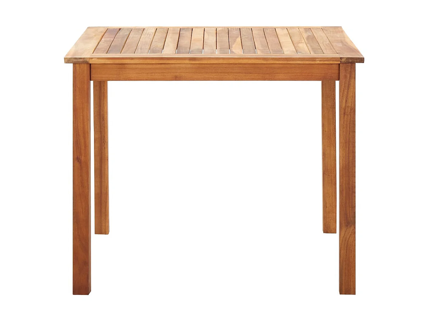 Mobilier à dîner 5 pcs Résine tressée et bois d'acacia Gris