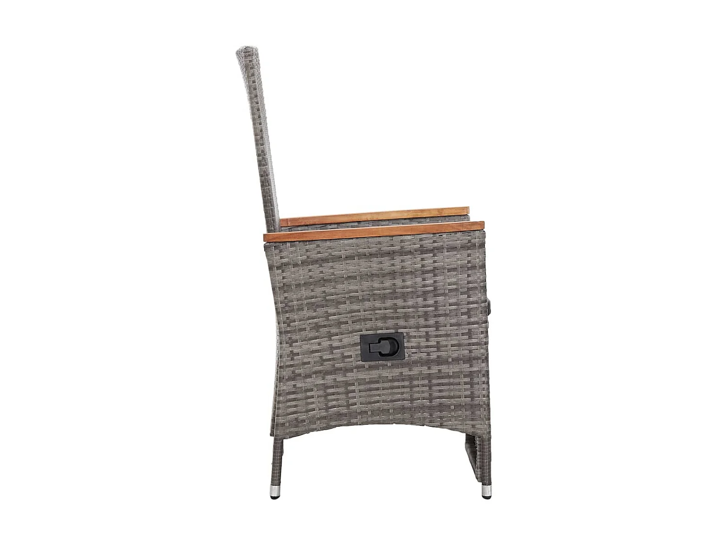 Salon de jardin 3 pcs avec coussins Résine tressée Gris 16