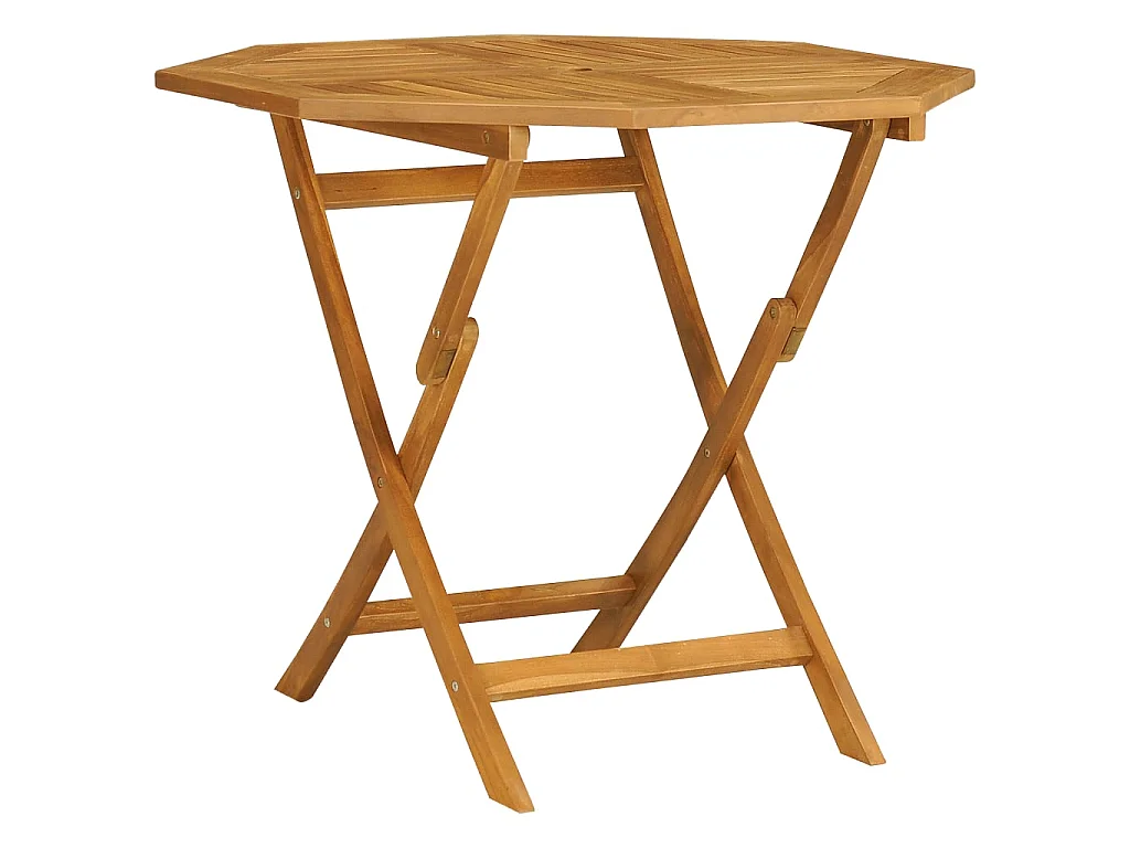 Salon de jardin 5 pcs Bois de teck massif 15