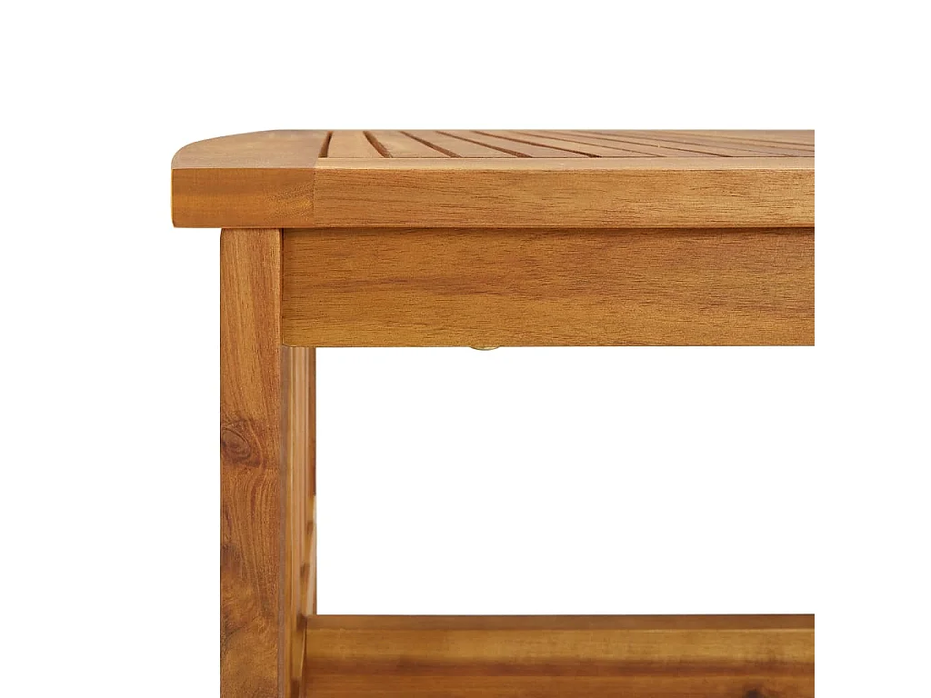 Salon de jardin 5 pcs avec coussins Bois d'acacia solide 8