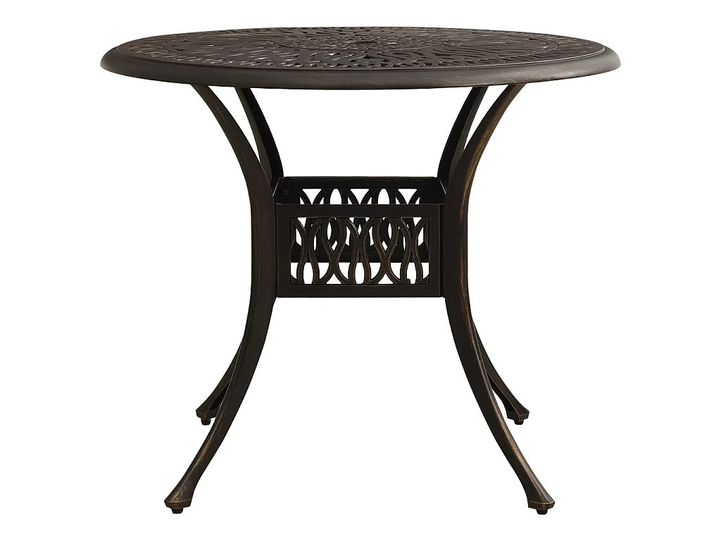 Ensemble de bistro 3 pcs Aluminium coulé Bronze