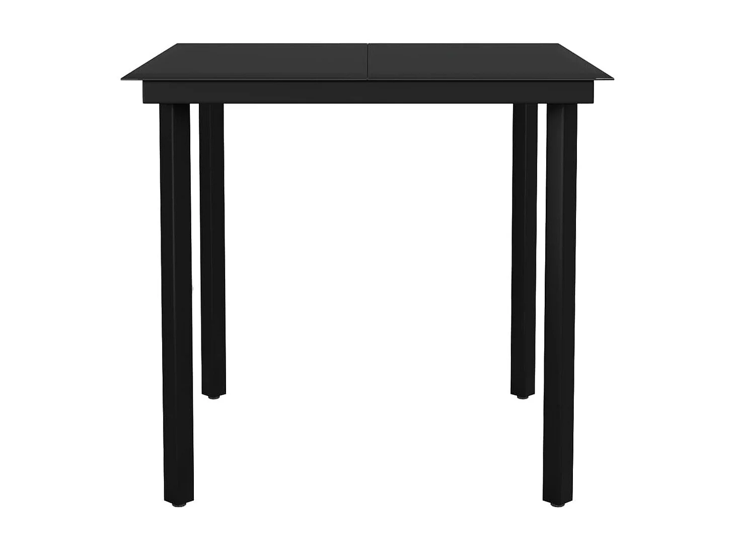 Mobilier à dîner de jardin coussins 3 pcs Résine tressée Verre 3