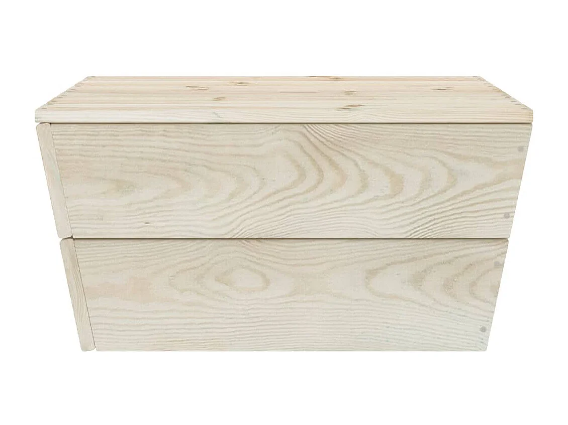 Salon de jardin palette 10 pcs Bois d'épicéa imprégné