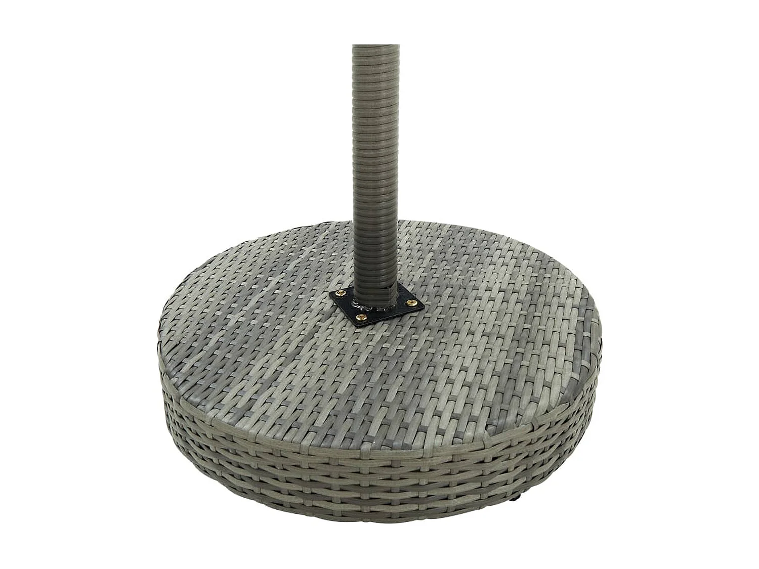 Ensemble de bar de jardin 3 pcs et coussins Résine tressée Gris 13