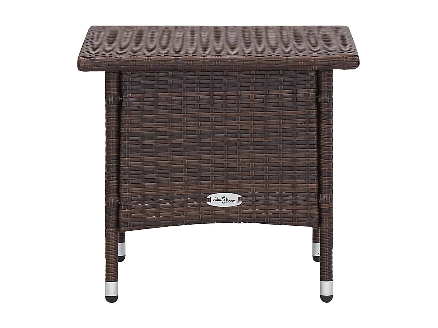 Salon de jardin 3 pcs avec coussins Résine tressée Marron 8