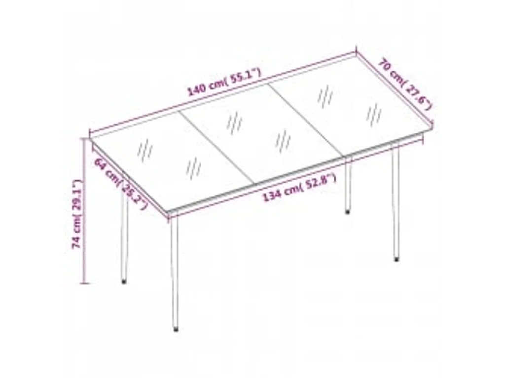 Mobilier de salle à manger de jardin 7 pcs avec coussins Noir