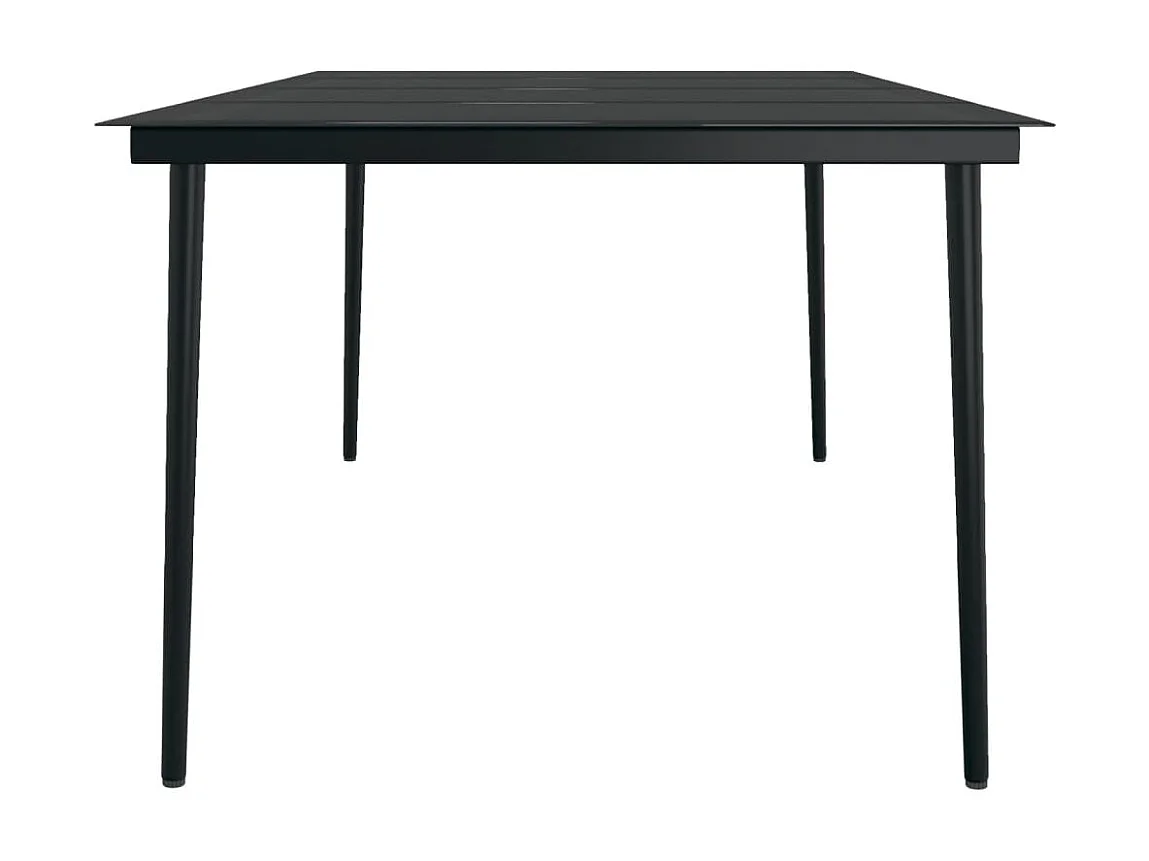 Ensemble de salle à manger de jardin 7 pcs Noir 33