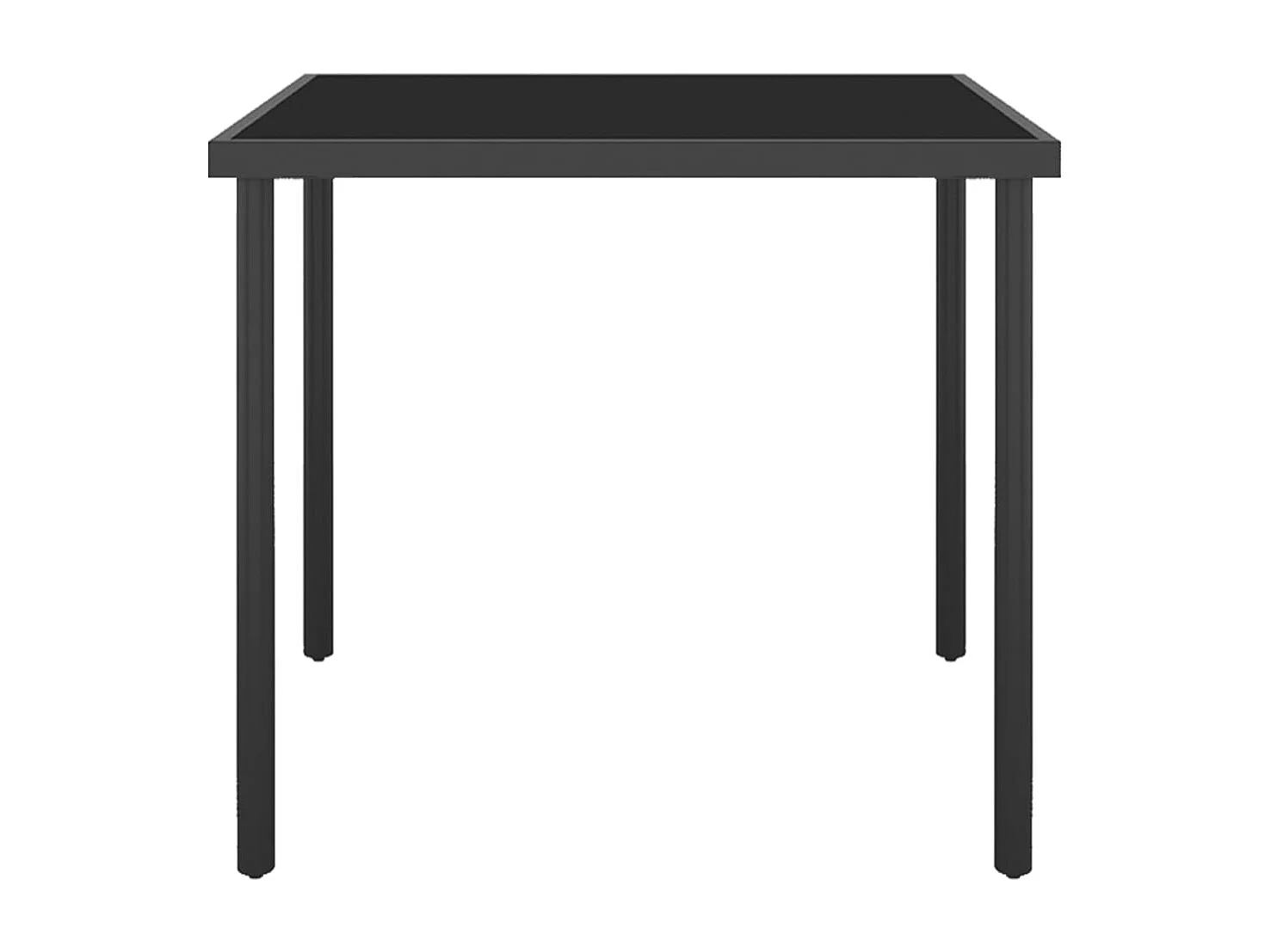 Ensemble de salle à manger d'extérieur 3 pcs Acier