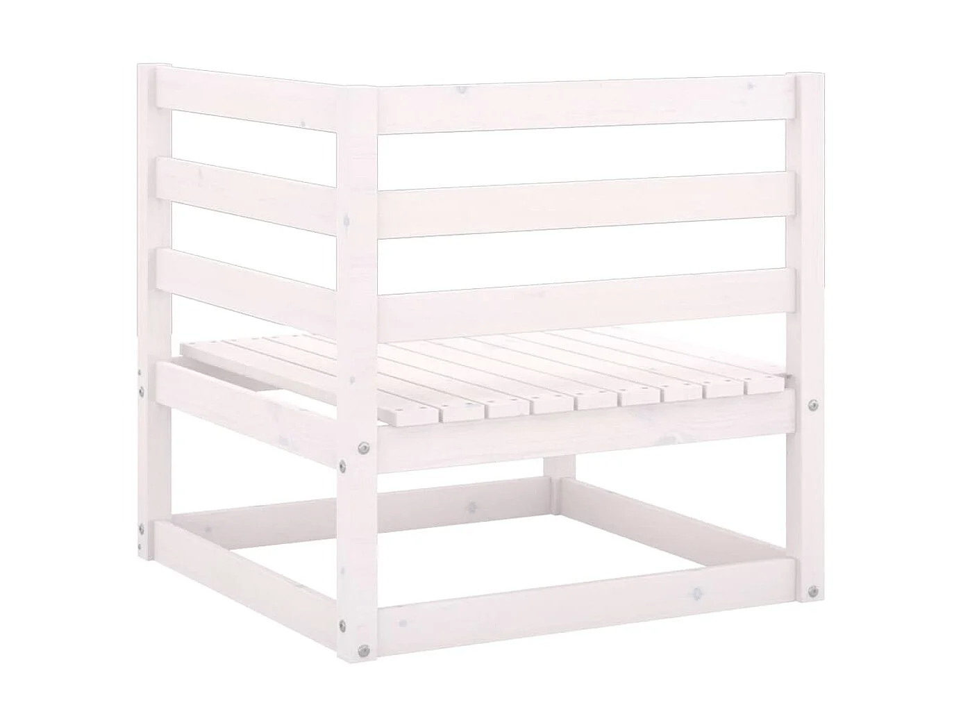 Salon de jardin 8 pcs avec coussins Bois de pin massif 12