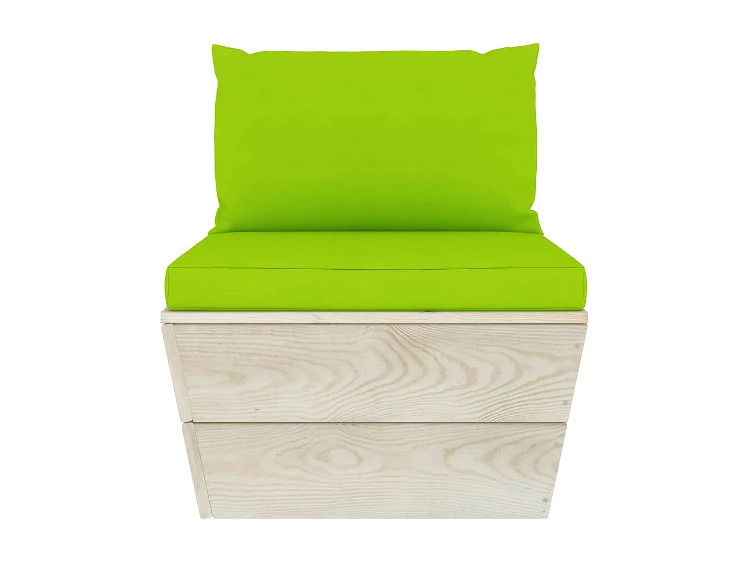 Salon de jardin palette 6 pcs avec coussins Épicéa imprégné 23