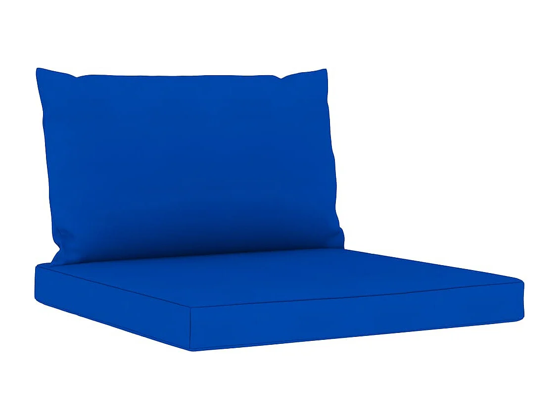Salon de jardin 6 pcs avec coussins bleu 3