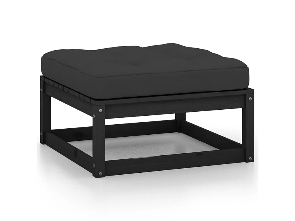 Salon de jardin 5 pcs avec coussins Bois de pin massif 50