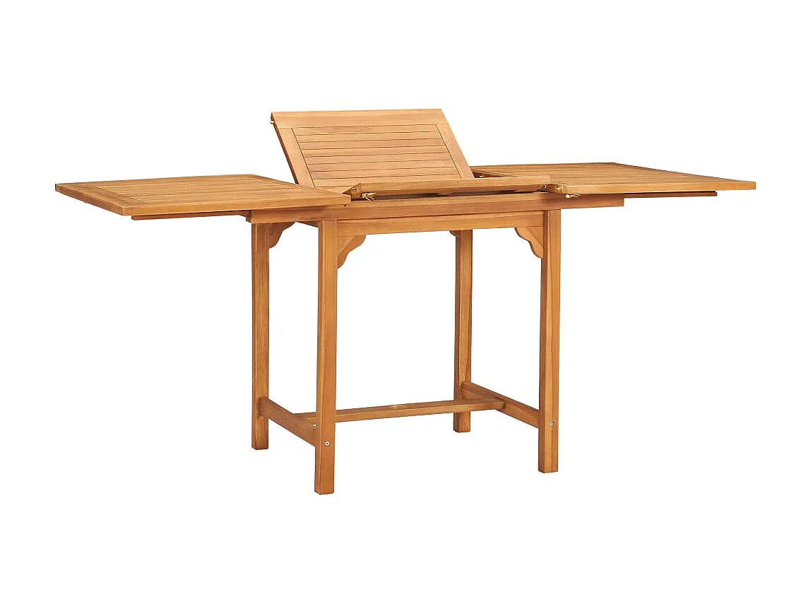 5-delige Tuinset massief teakhout