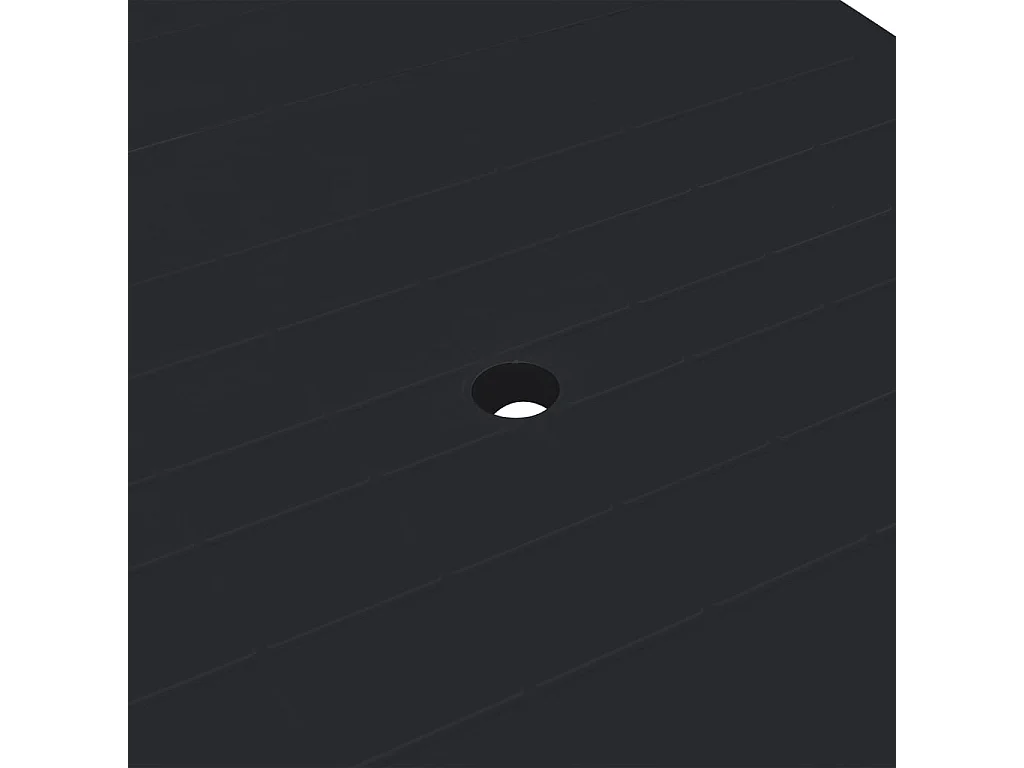 Ensemble de salle à manger de jardin 11pcs Plastique Anthracite