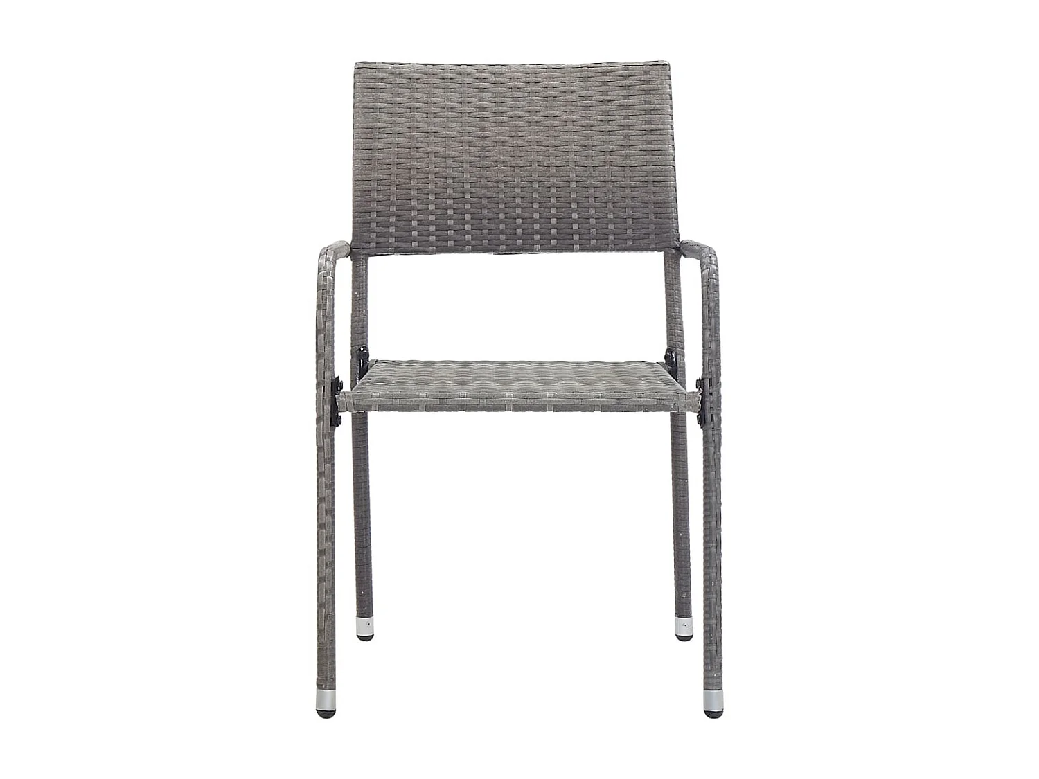Ensemble de salle à manger de jardin 3 pcs Gris 2
