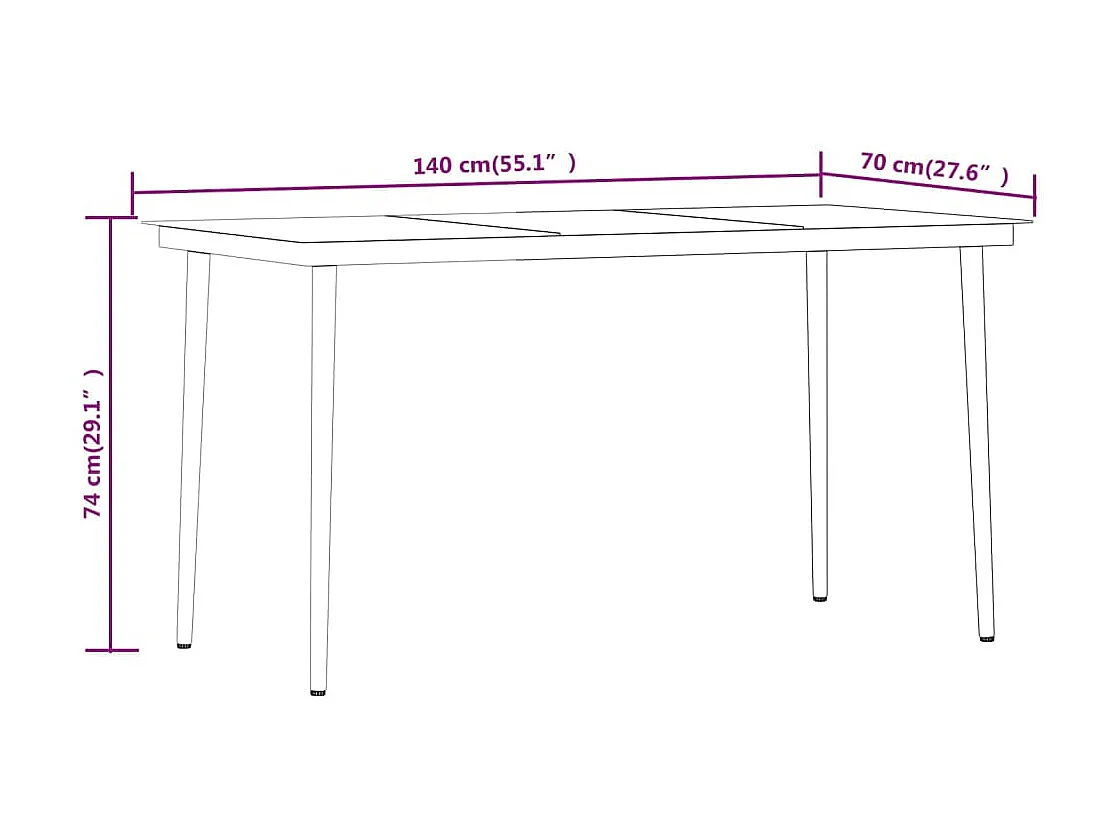Ensemble de salle à manger de jardin avec coussins 7 pcs Gris 2